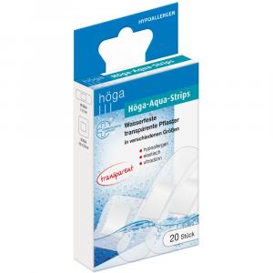 HÖGA-AQUA-Strips wasserfest transparent 2 Größen