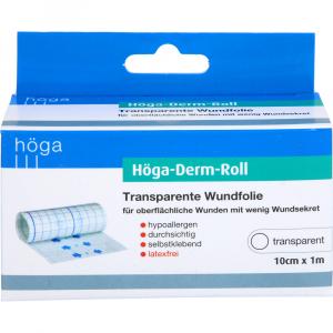 HÖGA-DERM-Roll transparente Wundfolie 10 cmx1 m