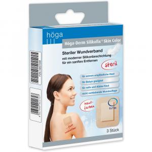 HÖGA-DERM Silikofix Skin Color ste.Wundv.6x7 cm