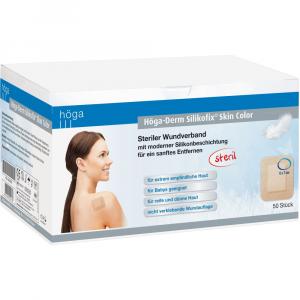 HÖGA-DERM Silikofix Skin Color ste.Wundv.6x7 cm