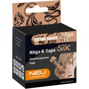 HÖGA-K-TAPE Silk 5cmx5m Tattoo Snake kinesiol.Tape