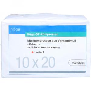 HÖGA-KOMPRESSEN OP 10x20 cm unsteril 8fach
