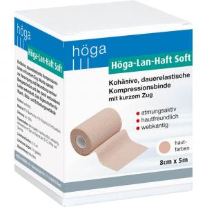 HÖGA-LAN-Haft Soft Kompressionsbinde 8 cmx5 m
