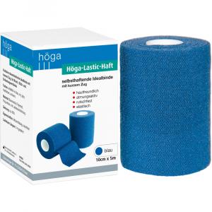 HÖGA-LASTIC-haft Binde 10 cmx5 m blau