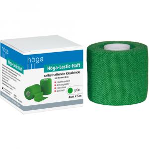 HÖGA-LASTIC-haft Binde 6 cmx5 m grün