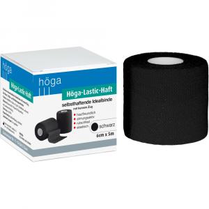HÖGA-LASTIC-haft Binde 6 cmx5 m schwarz
