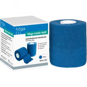 HÖGA-LASTIC-haft Binde 8 cmx5 m blau