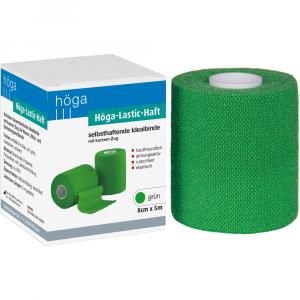 HÖGA-LASTIC-haft Binde 8 cmx5 m grün