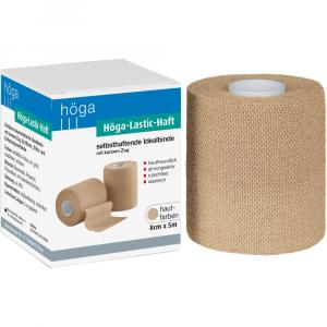 HÖGA-LASTIC-haft Binde 8 cmx5 m hautfarben