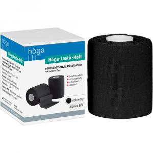 HÖGA-LASTIC-haft Binde 8 cmx5 m schwarz