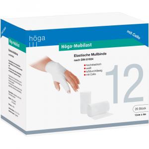 HÖGA-MUBILAST Fixierbinde 12 cmx4 m m.Cellophan