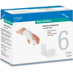 HÖGA-MUBILAST Fixierbinde 6 cmx4 m m.Cellophan