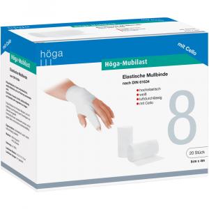 HÖGA-MUBILAST Fixierbinde 8 cmx4 m m.Cellophan