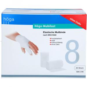 HÖGA-MUBILAST Fixierbinde 8 cmx4 m o.Cellophan