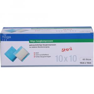 HÖGA-SAUGKOMPRESSEN steril 10x10 cm