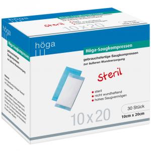 HÖGA-SAUGKOMPRESSEN steril 10x20 cm
