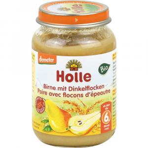 HOLLE Birne mit Dinkelflocken