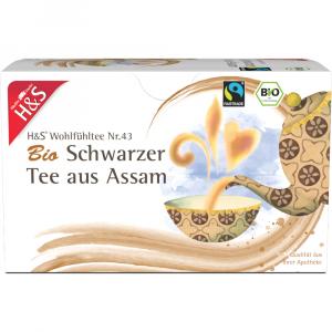 H&S Bio Schwarzer Tee aus Assam Filterbeutel
