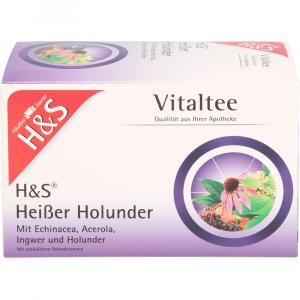 H&S heißer Holunder Vitaltee Filterbeutel