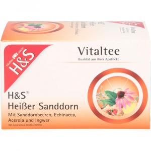 H&S heißer Sanddorn Vitaltee Filterbeutel