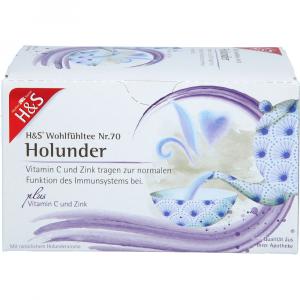 H&S Holunder m.Vitamin C und Zink Filterbeutel