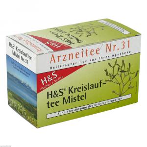 H&S Kreislauftee Mistel Filterbeutel