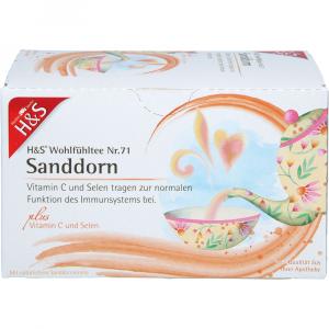 H&S Sanddorn m.Vitamin C und Selen Filterbeutel