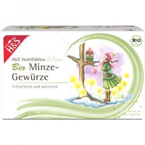 H&S Wintertee Bio Minze-Gewürze Filterbeutel