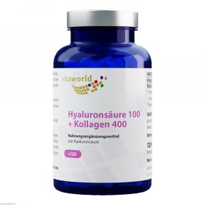HYALURONSÄURE 100+Kollagen 400 Kapseln
