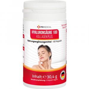 HYALURONSÄURE 100 Kollagen Plus Primedical Kapseln