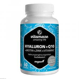 HYALURONSÄURE 200 mg hochdos.+Coenzym Q10 vegan