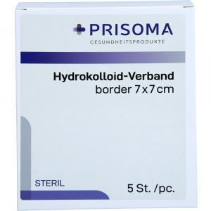 HYDROKOLLOID-Verband border 7x7 cm