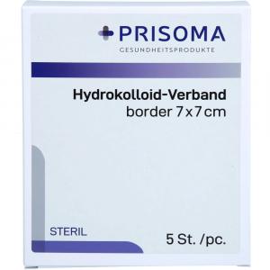 HYDROKOLLOID-Verband border 7x7 cm