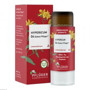 HYPERICUM D 6 Globuli Pflüger Globulispender
