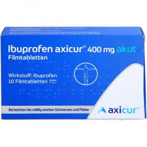 IBUPROFEN axicur 400 mg akut Filmtabletten