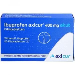 IBUPROFEN axicur 400 mg akut Filmtabletten
