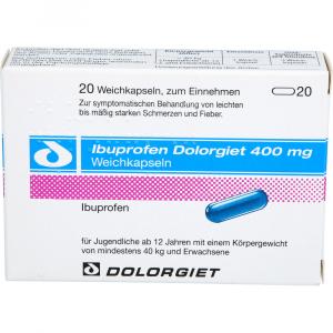 IBUPROFEN Dolorgiet 400 mg Weichkapseln