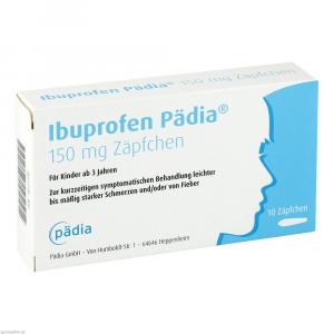 IBUPROFEN Pädia 150 mg Zäpfchen