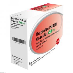 IBUPROFEN PUREN Granulat 400 mg z.Her.e.Lsg.z.Ein.