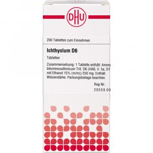 ICHTHYOLUM D 6 Tabletten