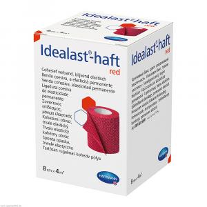 IDEALAST-haft color Binde 8 cmx4 m rot