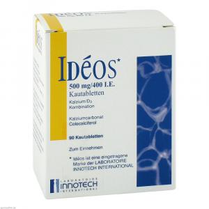 IDEOS 500 mg/400 I.E. Kautabletten