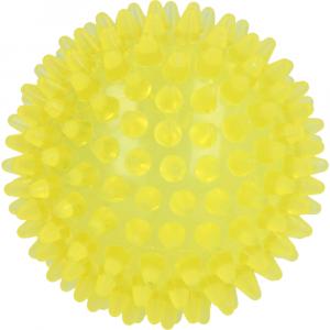 IGELBALL 8 cm gelb transparent