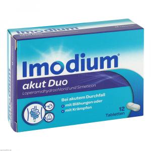 IMODIUM akut Duo 2 mg/125 mg Tabletten