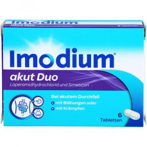 IMODIUM akut Duo 2 mg/125 mg Tabletten