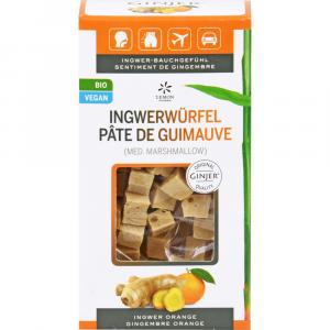 INGWER GINJER Ingwerwürfel Orange