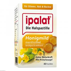 IPALAT Halspastillen honigmild o.Menthol zuckerfr.