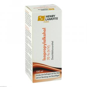 ISOPROPYLALKOHOL 70% V/V Henry Lamotte