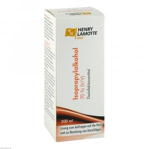 ISOPROPYLALKOHOL 70% V/V Henry Lamotte