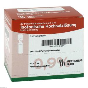 ISOTONISCHE Kochsalzlösung 0,9% Plastikampullen